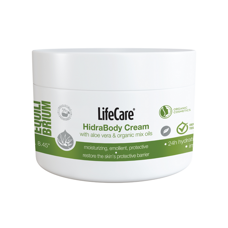 Cremă de corp hidratantă, cu aloe vera și mix de uleiuri organice, EQUILIBRIUM